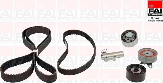 FAI AutoParts TBK359 - Комплект зубчатого ремня ГРМ autospares.lv