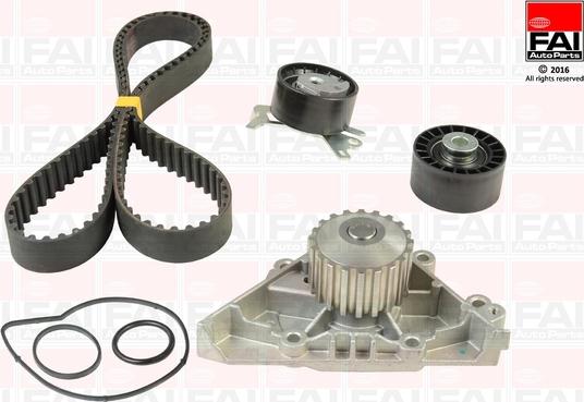 FAI AutoParts TBK369-6440 - Водяной насос + комплект зубчатого ремня ГРМ autospares.lv