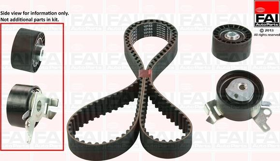 FAI AutoParts TBK369 - Комплект зубчатого ремня ГРМ autospares.lv