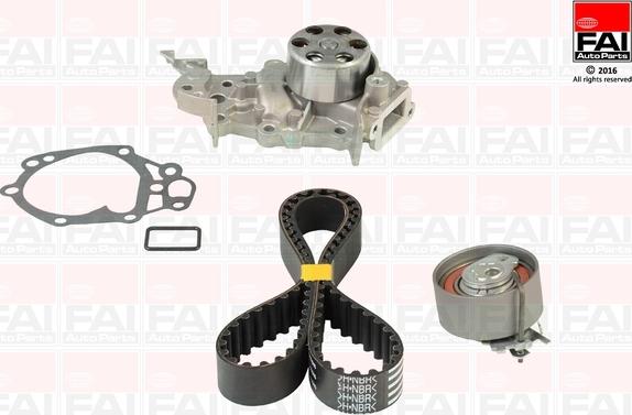 FAI AutoParts TBK381-6552 - Водяной насос + комплект зубчатого ремня ГРМ autospares.lv