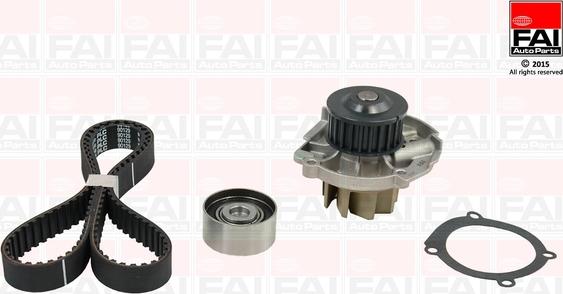 FAI AutoParts TBK371-6519 - Водяной насос + комплект зубчатого ремня ГРМ autospares.lv