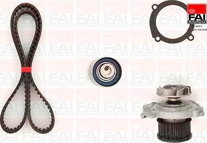 FAI AutoParts TBK371-6296 - Водяной насос + комплект зубчатого ремня ГРМ autospares.lv