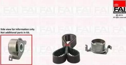 FAI AutoParts TBK270 - Комплект зубчатого ремня ГРМ autospares.lv