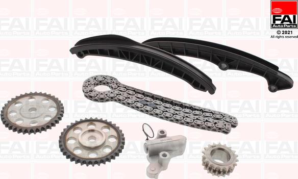 FAI AutoParts TCK405 - Комплект цепи привода распредвала autospares.lv