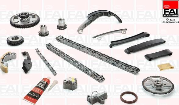 FAI AutoParts TCK41 - Комплект цепи привода распредвала autospares.lv