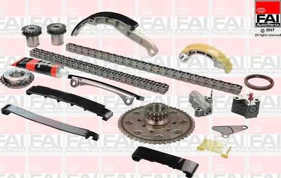 FAI AutoParts TCK42CRD-06 - Комплект цепи привода распредвала autospares.lv