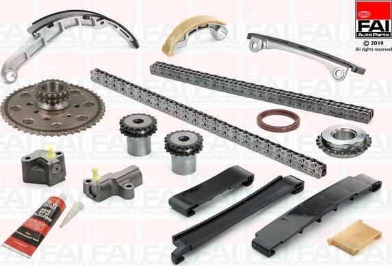 FAI AutoParts TCK42CRD - Комплект цепи привода распредвала autospares.lv