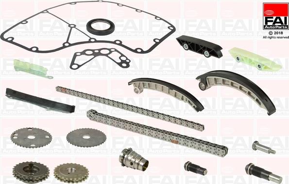 FAI AutoParts TCK194LC - Комплект цепи привода распредвала autospares.lv