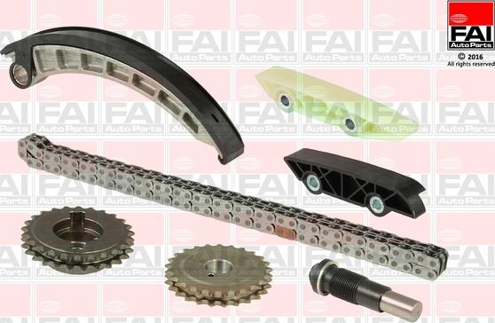 FAI AutoParts TCK195LNG - Комплект цепи привода распредвала autospares.lv