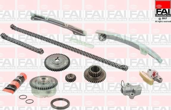 FAI AutoParts TCK139VVT - Комплект цепи привода распредвала autospares.lv