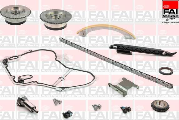 FAI AutoParts TCK120VVT - Комплект цепи привода распредвала autospares.lv