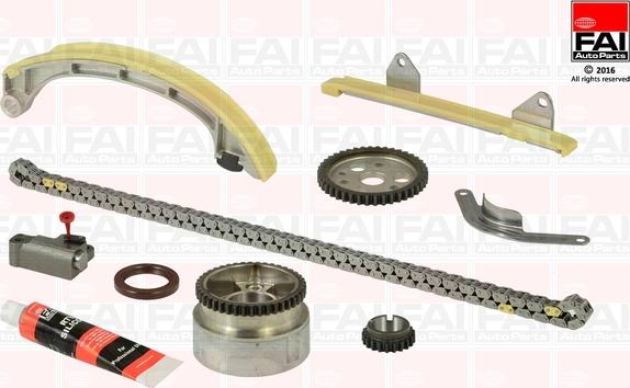 FAI AutoParts TCK173VVT - Комплект цепи привода распредвала autospares.lv