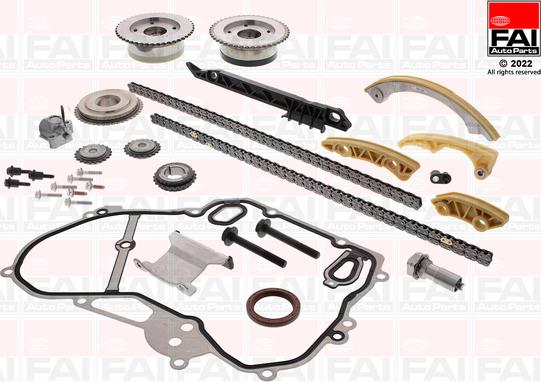 FAI AutoParts TCK340VVT - Комплект цепи привода распредвала autospares.lv