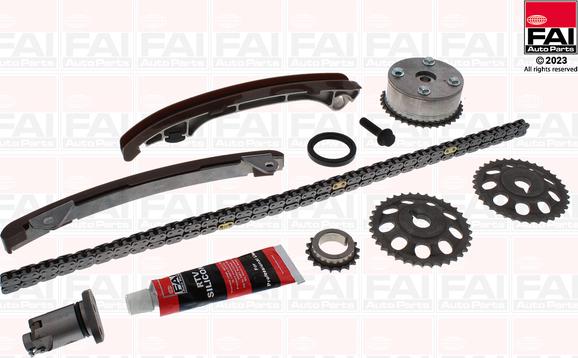 FAI AutoParts TCK34VVT - Комплект цепи привода распредвала autospares.lv