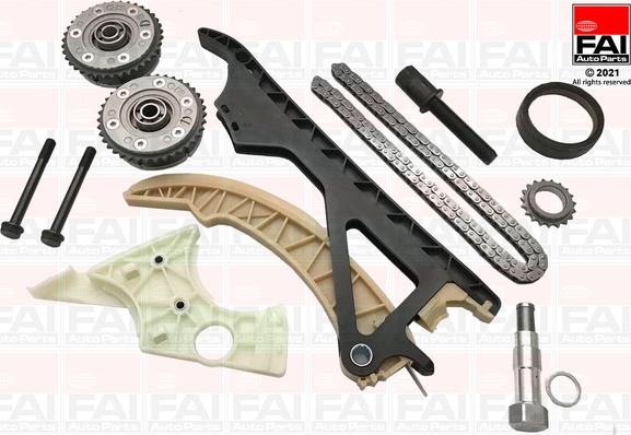 FAI AutoParts TCK317VVT - Комплект цепи привода распредвала autospares.lv