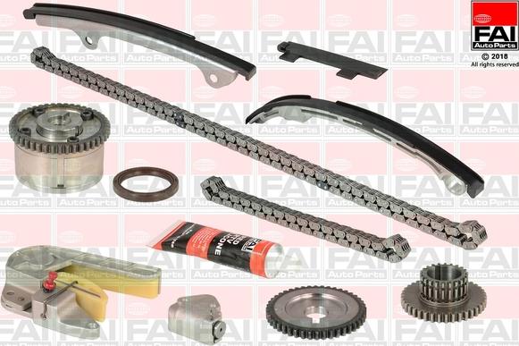 FAI AutoParts TCK31VVT - Комплект цепи привода распредвала autospares.lv