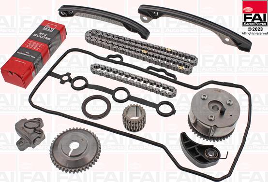 FAI AutoParts TCK386VVT - Комплект цепи привода распредвала autospares.lv