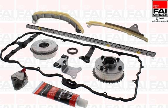 FAI AutoParts TCK286VVT - Комплект цепи привода распредвала autospares.lv