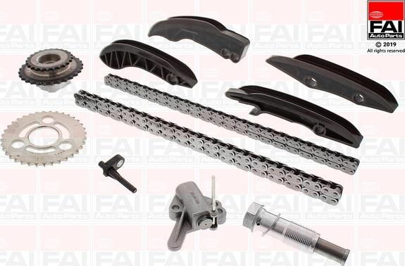 FAI AutoParts TCK239NG - Комплект цепи привода распредвала autospares.lv