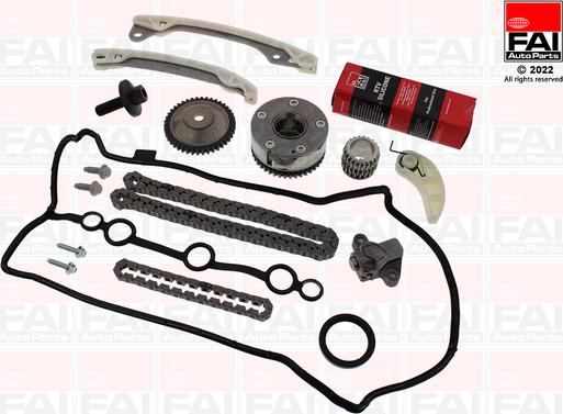 FAI AutoParts TCK275LVVT - Комплект цепи привода распредвала autospares.lv