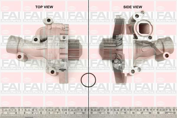 FAI AutoParts WP6477 - Водяной насос autospares.lv