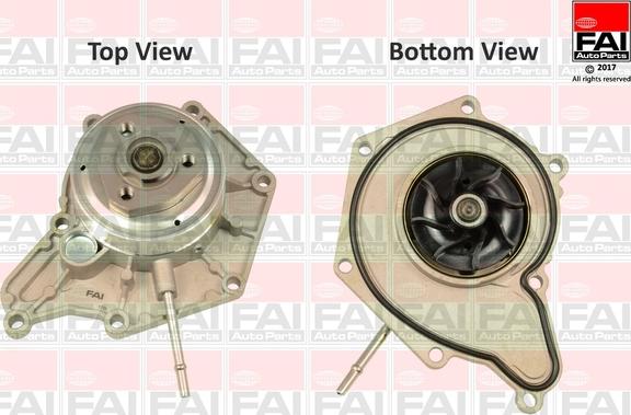 FAI AutoParts WP6657 - Водяной насос autospares.lv