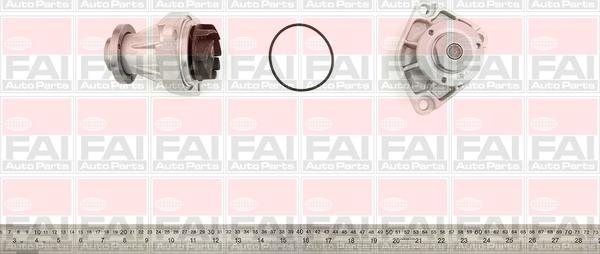 FAI AutoParts WP6141 - Водяной насос autospares.lv