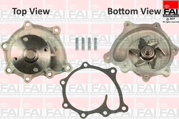 FAI AutoParts WP6355 - Водяной насос autospares.lv