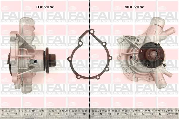 FAI AutoParts WP6366 - Водяной насос autospares.lv