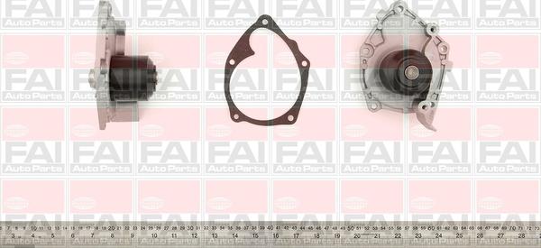 FAI AutoParts WP6386 - Водяной насос autospares.lv