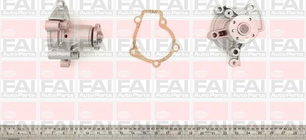 FAI AutoParts WP6216 - Водяной насос autospares.lv