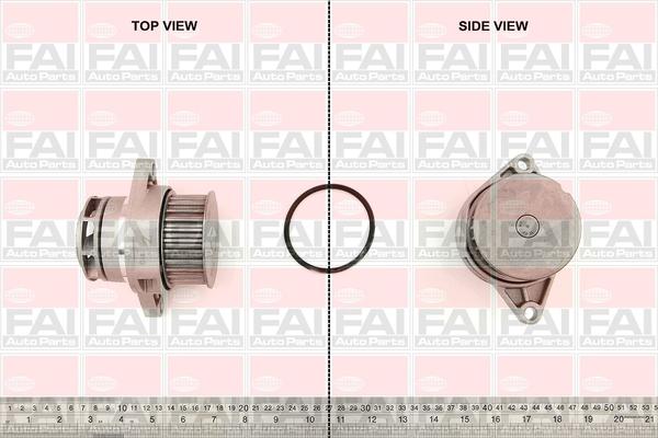 FAI AutoParts WP6213 - Водяной насос autospares.lv