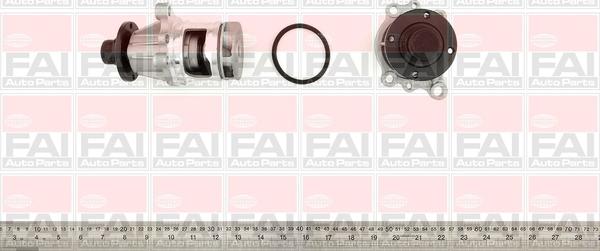 FAI AutoParts WP3067 - Водяной насос autospares.lv