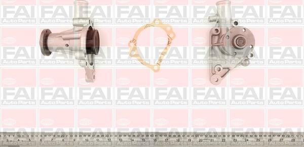 FAI AutoParts WP3709P - Водяной насос autospares.lv