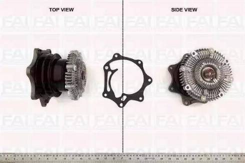 FAI AutoParts WP2975 - Водяной насос autospares.lv