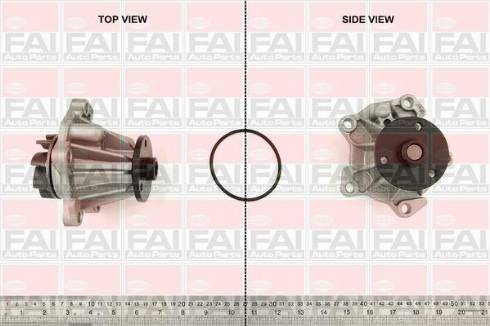 FAI AutoParts WP2887 - Водяной насос autospares.lv