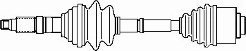 Farcom 121907 - Приводной вал autospares.lv