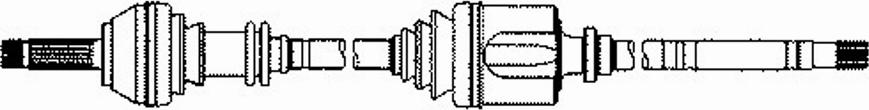 Farcom 121860 - Приводной вал autospares.lv