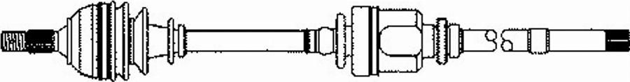 Farcom 121701 - Приводной вал autospares.lv