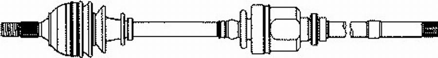 Farcom 122461 - Приводной вал autospares.lv