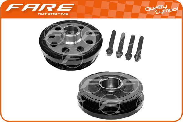 FARE SA 4908C - Шкив коленчатого вала autospares.lv