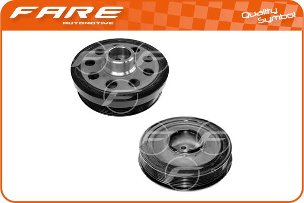 FARE SA 4908 - Шкив коленчатого вала autospares.lv