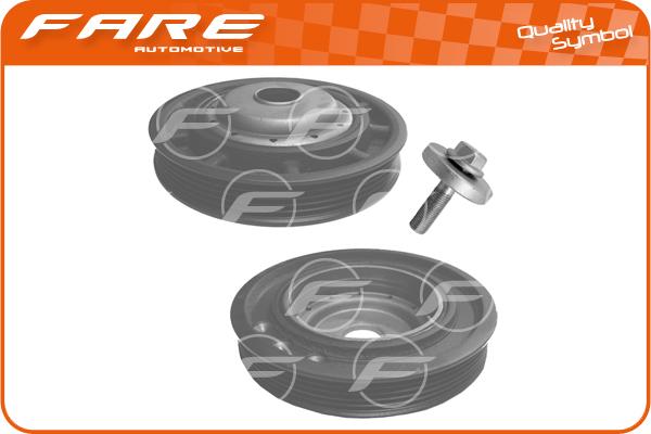 FARE SA 4162C - Шкив коленчатого вала autospares.lv