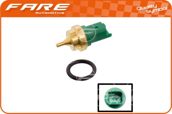 FARE SA 15889 - Датчик, температура охлаждающей жидкости autospares.lv