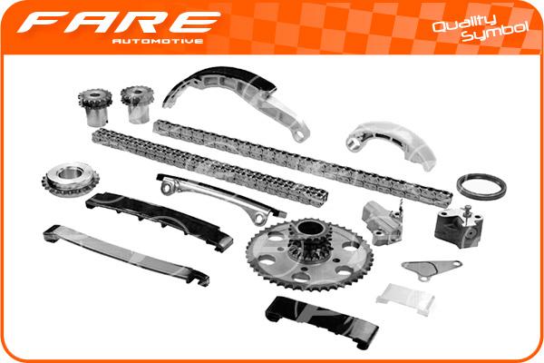 FARE SA 15316 - Комплект цепи привода распредвала autospares.lv