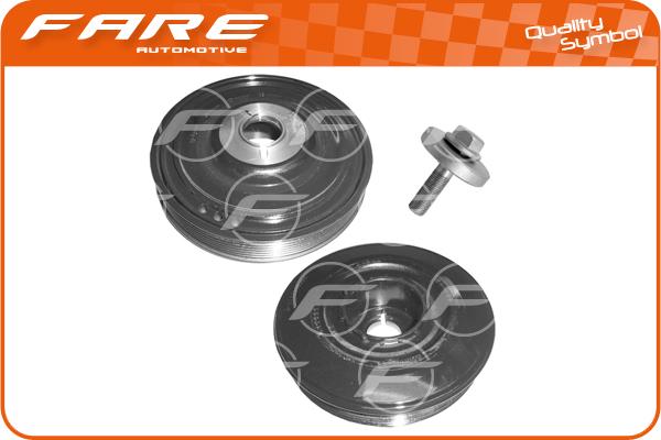 FARE SA 10095C - Шкив коленчатого вала autospares.lv