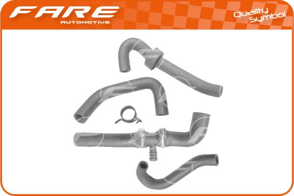 FARE SA 11145 - Шланг радиатора autospares.lv