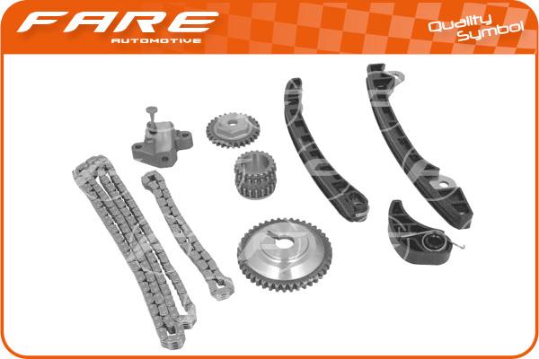 FARE SA 13852 - Комплект цепи привода распредвала autospares.lv