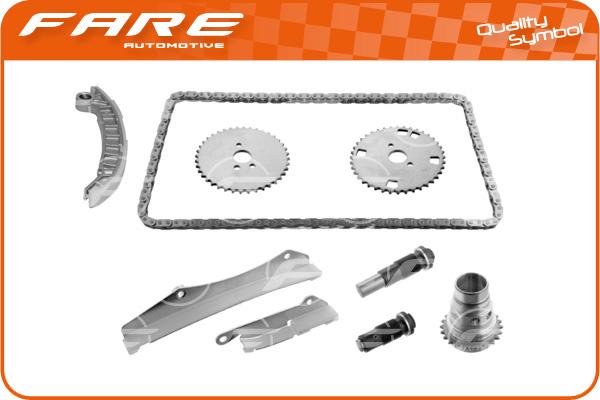 FARE SA 12897 - Комплект цепи привода распредвала autospares.lv