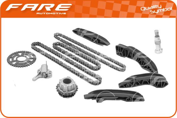 FARE SA 12745 - Комплект цепи привода распредвала autospares.lv